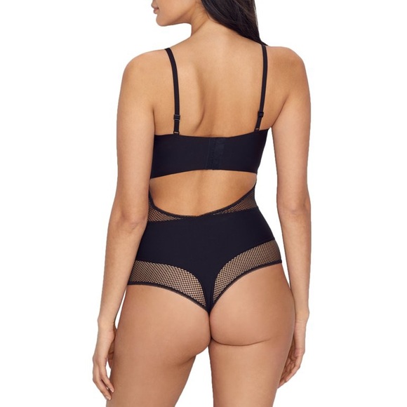 DKNY Soft Tech Mesh Bodysuit NWOT - Picture 3 of 5